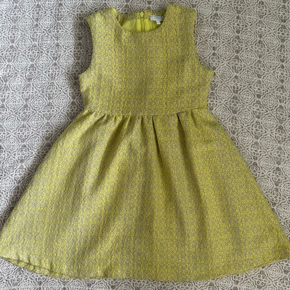 C De C Yellow Tweed Pinafore Dress - Picture 3 of 8